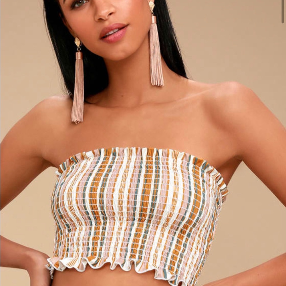 Lulu's Smocked Tube Top